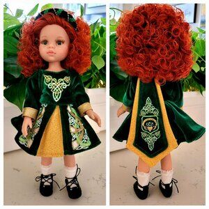 New Irish Dancing 32cm Doll Package, makes a cute little sister for 18 Inch Doll